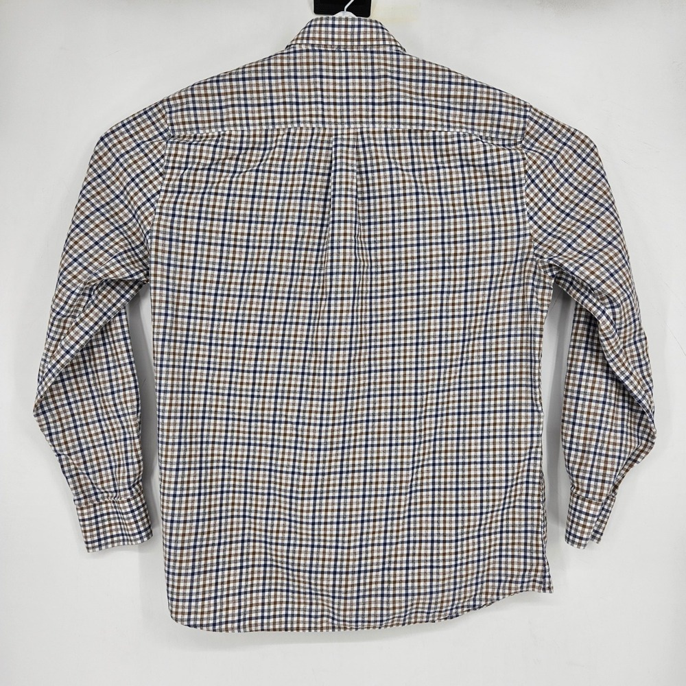 Johnnie O Shirt Mens Large Long Sleeve Top Shelf Check Lightweight Casual - Picture 3 of 10